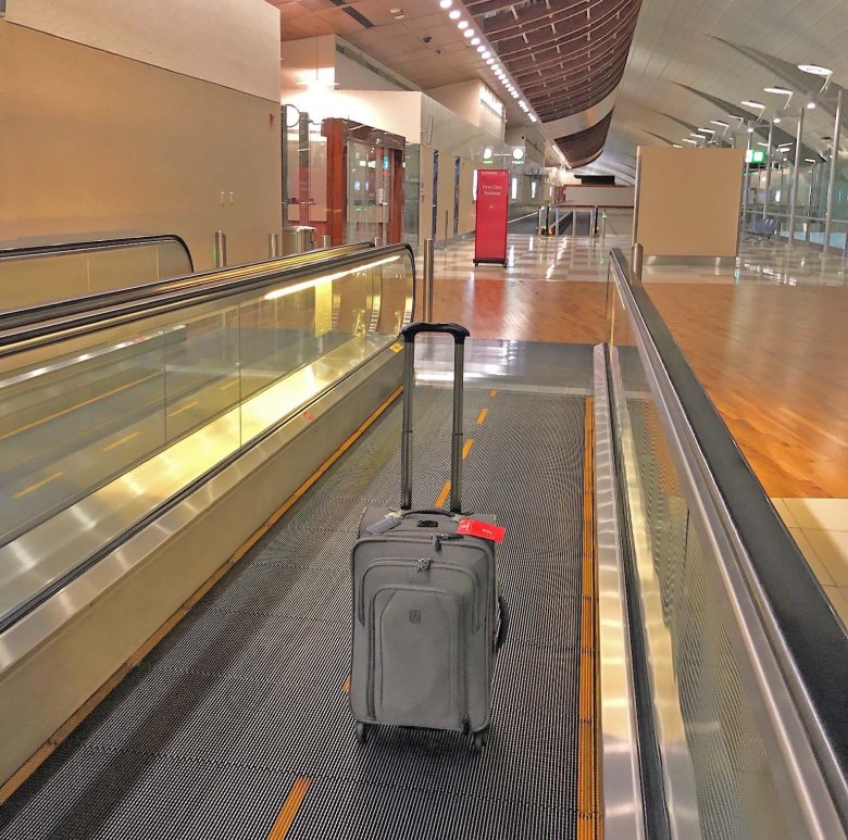 Emirates First Class Lounge Entrance